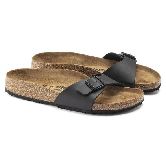 BRAND NEW BIRKENSTOCK MADRID BLACK SANDALS - Picture 5 of 14